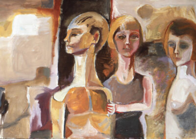 The Children, 1958, 36" x 60", Oil on canvas