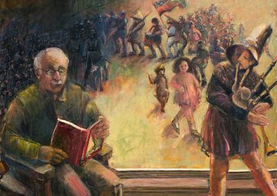 The Pied Piper, 2006, 66" x 72", Oil on canvas