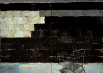 6th Street: The Night Sky, 1998, 12' x 14', Oil on canvas