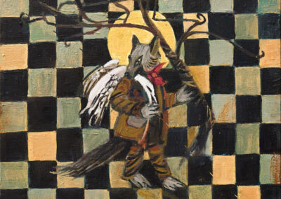 The Fox #7, oil on canvas, 8" x 10", 2006 - 2008